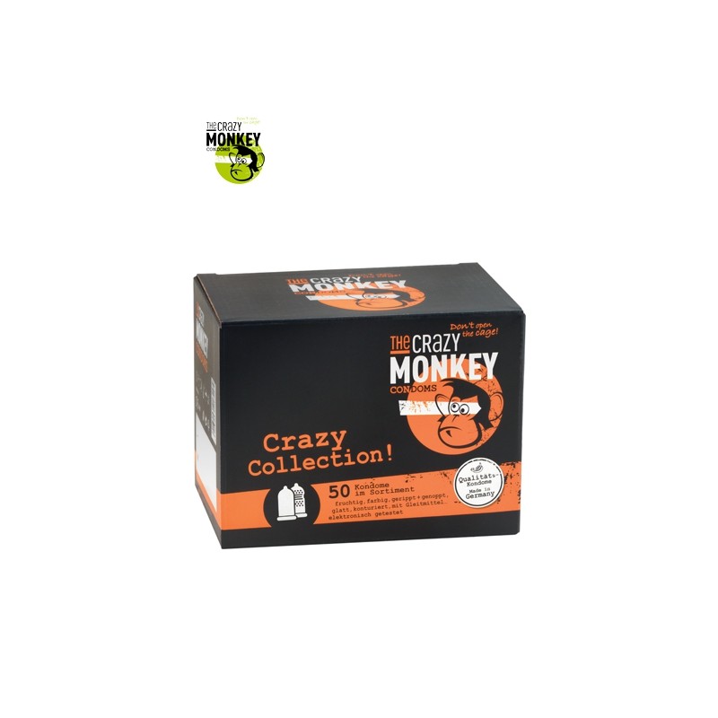 Assortiment 50 Préservatifs Crazy Monkey