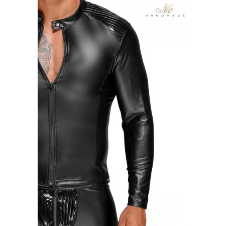 Blouson style biker H052